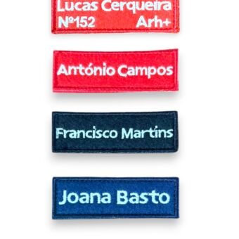 Identificação Personalizada (Bordado)