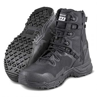 BOTAS ALPHA FURY 8" SIDE-ZIP MEN'S - BLACK